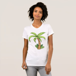 Camiseta de Palm Tree Mulheres