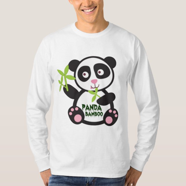 Camiseta de Panda de Bambu Ecológica  (Frente)