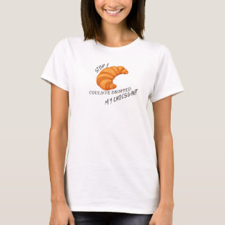 Camiseta de pão croissant