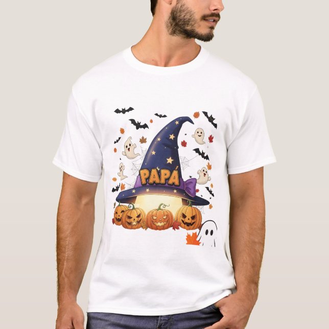 Camiseta de Papá Mágico de Halloween (Frente)