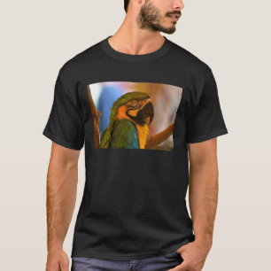 Camiseta de papagaio masculino