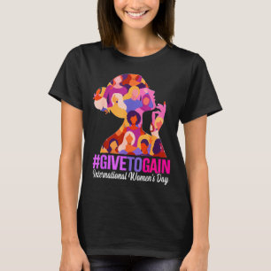 Camiseta Dê para ganhar dia internacional das mulheres 2026