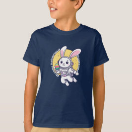 Camiseta de Páscoa do Astronauta Bunny - Espaço Bo