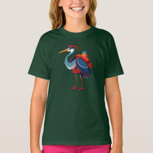 Camiseta de pássaro