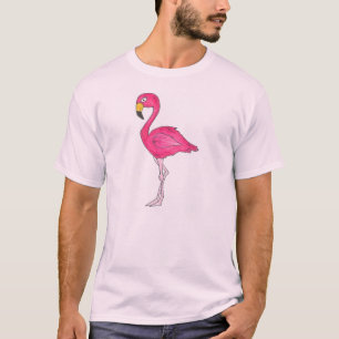 Camiseta de pássaros Tropical Flamingo Flamingos R