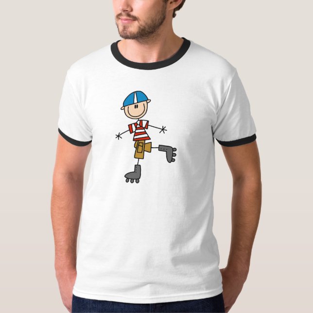 Camiseta de patinagem e presentes do Em-Line (Frente)