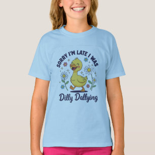 Camiseta de Pato Bonito - Desculpe-me por estar at