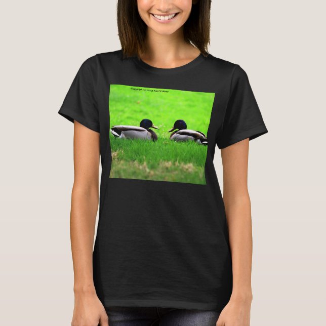Camiseta de pato feminino (Frente)