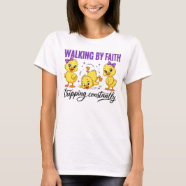 Camiseta de Patos Andando pela Fé