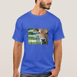 Camiseta de Paz de Amor (escuro)