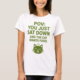 Camiseta de PDV Engraçado para Gatos - "Esta é a c
