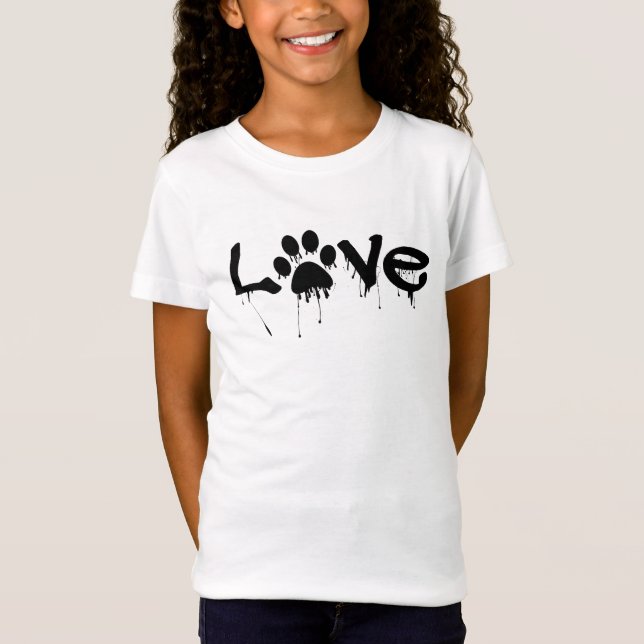 Camiseta de Pegada de Pata (Frente)