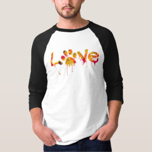 Camiseta de Pegada de Pata