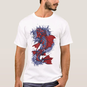 Camiseta de peixe chinês - Trabalho de arte de Koi