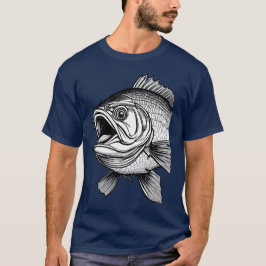 Camiseta de Peixe Grande Boca