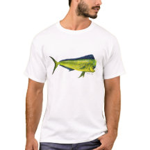 Camiseta de peixe Mahi