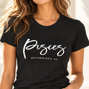 Camiseta de Peixes Divertida Moderna Horóscopo Ast