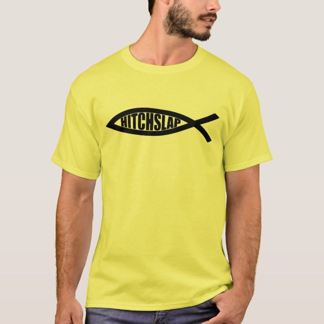 CAMISETA DE "PEIXES HITCHSLAP " (Frente)
