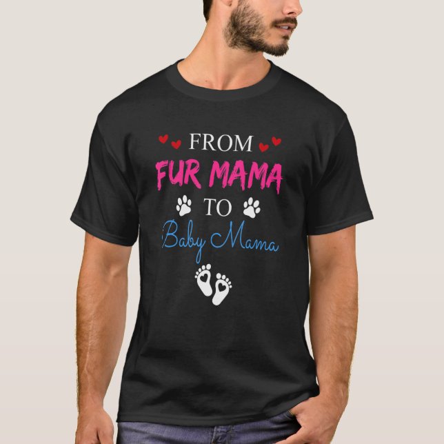 Camiseta De Pele Mamãe Para Bebê Cachorro Proprietário Nova (Frente)