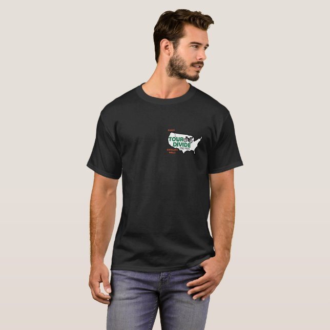 Camiseta de Perfil de Elevação de Divisão Turístic (Frente Completa)
