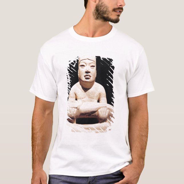 Camiseta De pernas cruzadas figura que guardara um bebê, (Frente)