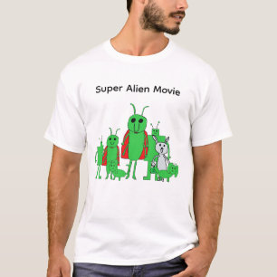 Camiseta de Personagem Completo do Super Alien