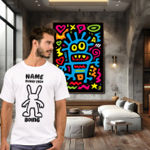 Camiseta de Personagem Funny Bunny – Equipe Person