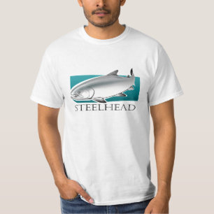 Camiseta de pesca de cabeça de aço para o pescador