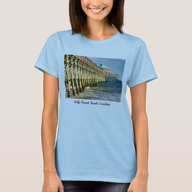 Camiseta de pesca de pier (Frente)
