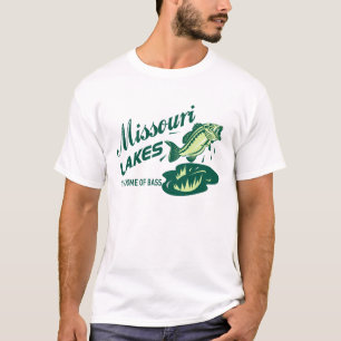 Camiseta de Pesca de Robalo dos Lagos Retro de Mis