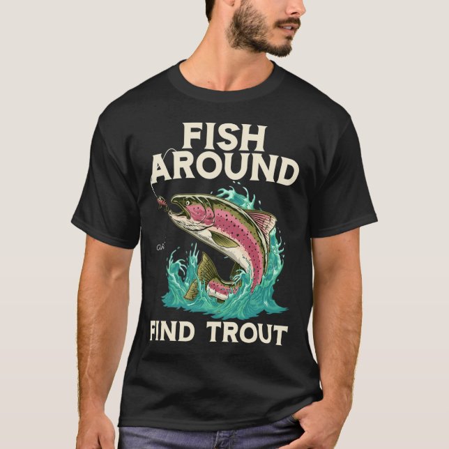 Camiseta de Pesca de Truta Arco-Íris – Pesque por  (Frente)