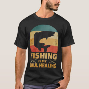Camiseta de Pesca é a Cura da Minha Alma