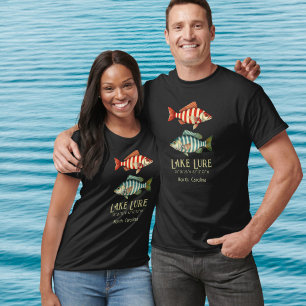 Camiseta de pesca náutica Lake Lure Carolina do No
