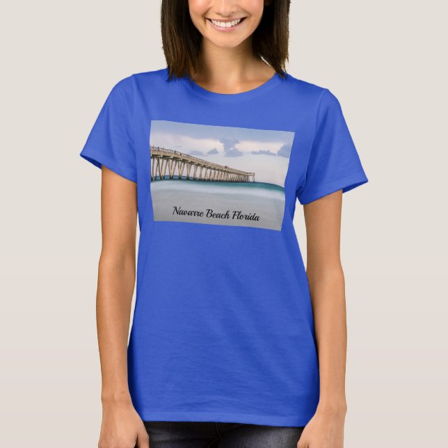 Camiseta de Pesca Navarre Beach (Frente)