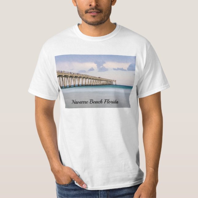 Camiseta de Pesca Navarre Beach (Frente)
