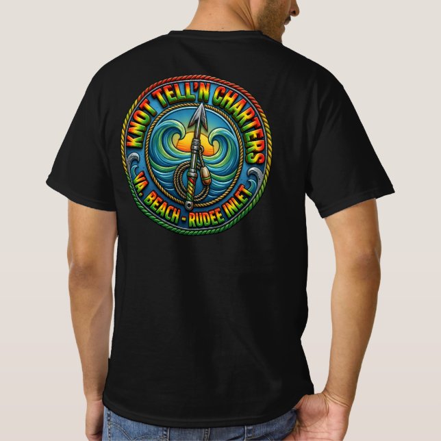 Camiseta de Pesca Rasta Vibes (Verso)