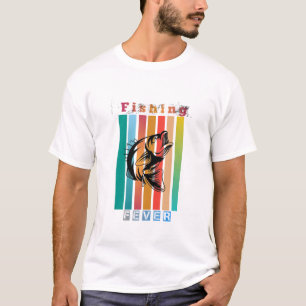 Camiseta de pesca Retro-Vintage T-Shirt