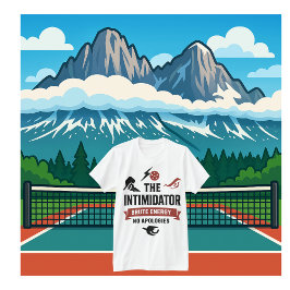 Camiseta de Pickleball com Intimidador