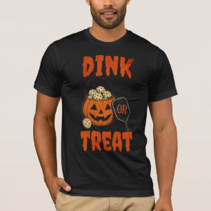 Camiseta de Pickleball de Dink ou Treat Halloween