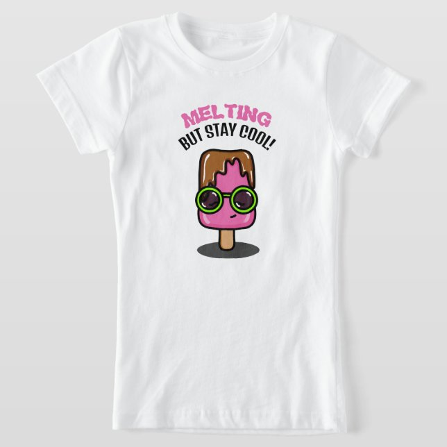 Camiseta de Picolé de Corta para Rapariga (Postura )