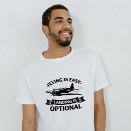 Camiseta de Piloto de Avião de Guerra Humor de Bai