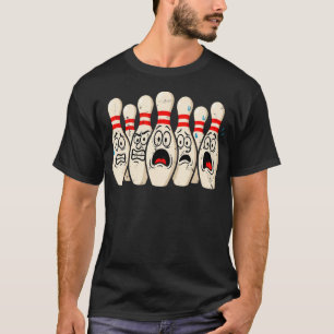 Camiseta de Pinos de Boliche Assustados para Jogad