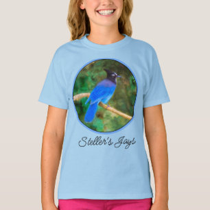 Camiseta de pintura original de Steller's Jay - Ar