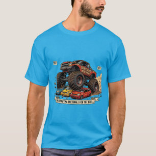 Camiseta de pneu sobressalente de caminhão monstro