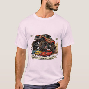 Camiseta de pneu sobressalente de caminhão monstro