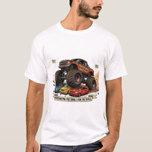 Camiseta de pneu sobressalente de caminhão monstro