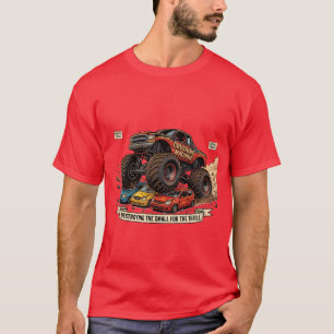 Camiseta de pneu sobressalente de caminhão monstro