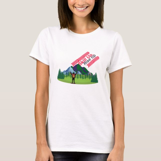 Camiseta Dê poder à sua ambição (Frente)