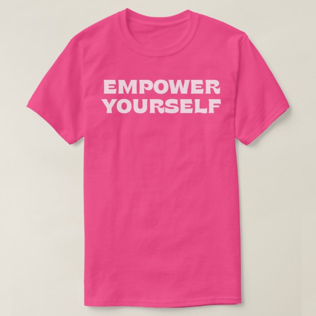 Camiseta Dê poder ao seu branco (Frente do Design)