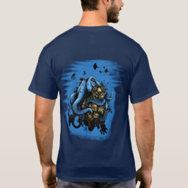 Camiseta de polvo de ataque de mergulhador de mar